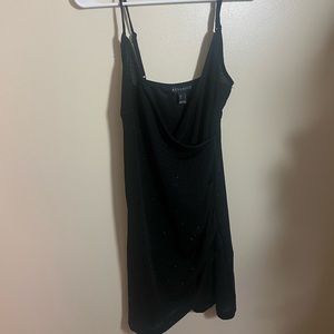 Black sparkly mini dress
